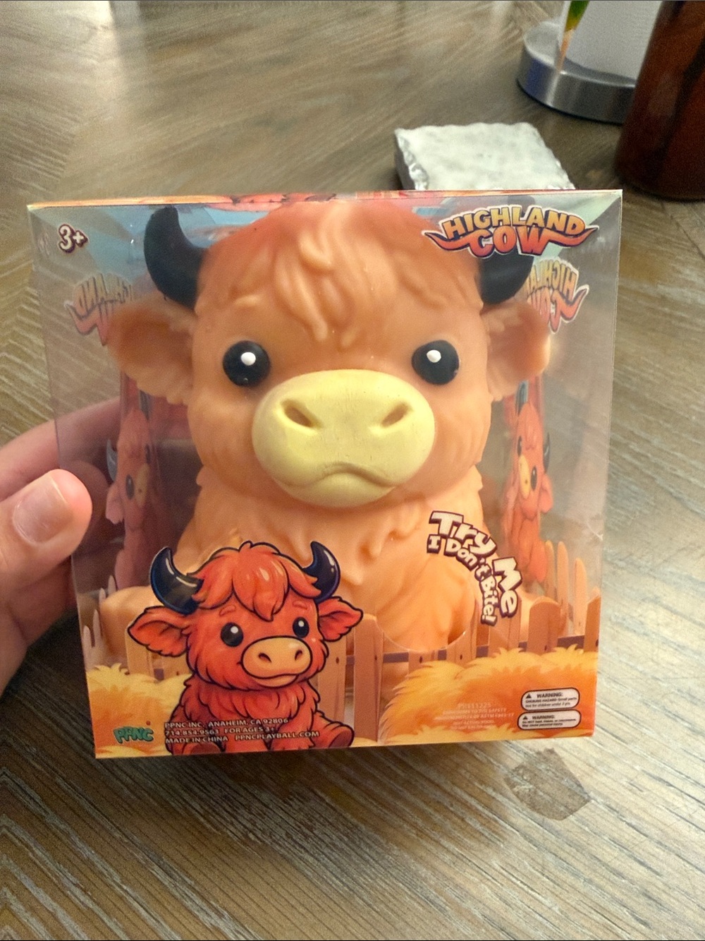 Orange Plush Squishy Toy - Cute Farm Animal